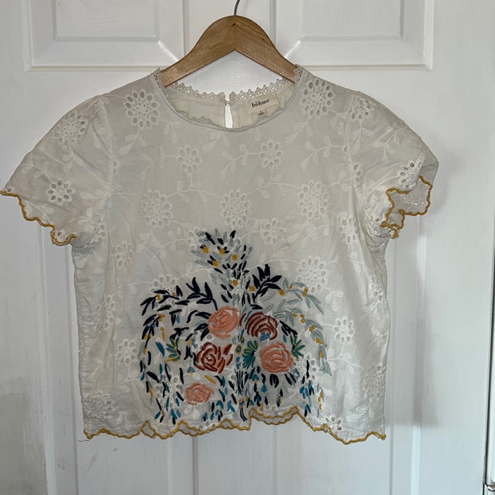 Beautiful Bohme embroidered blouse